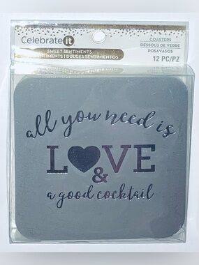 Love & Cocktails Coasters - NEW!